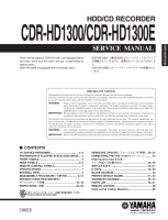 Yamaha CDRHD-1300 - Service Manual 